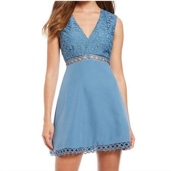 Keepsake the label dusty blue mini dress NWT - Picture 1 of 11